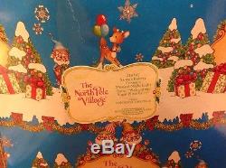 Rare Enesco The North Pole Village Musical Santa's Bakery #316741 With Box