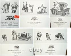 Rare Retired Dept 56 North Pole Series, 34 Bldgs & 44+ Figurines/Extras 1990-98