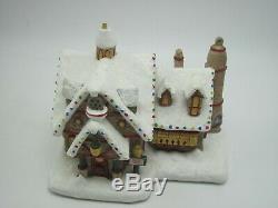 Rare Thomas Kinkade Hawthorne North Pole Village Lot of 6 Buildings + Figures