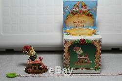 Rare (enesco) The North Pole Village Buzz The Elf 1986 (original Box)