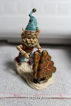 Rare (enesco) The North Pole Village Fronsie The Elf 1992 (sandi Zimnicki)