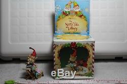 Rare (enesco) The North Pole Village Markie The Elf 1992 Original Box