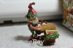 Rare (enesco) The North Pole Village Mayor Mistletoe Elf 1994 (sandi Zimnicki)