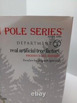 Real Artificial Tree Factory Dept 56 North Pole Series #4020205