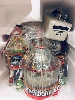 Retired 2004 DEPT 56 NORTH POLE Village SERIES M&M'S CANDY FACTORY NIB 56773