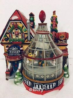 Retired 2004 DEPT 56 NORTH POLE Village SERIES M&M'S CANDY FACTORY NIB 56773