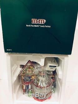 Retired 2004 DEPT 56 NORTH POLE Village SERIES M&M'S CANDY FACTORY NIB 56773