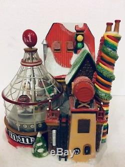 Retired 2004 DEPT 56 NORTH POLE Village SERIES M&M'S CANDY FACTORY NIB 56773