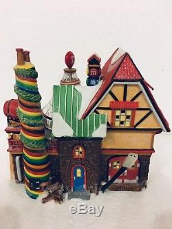 Retired 2004 DEPT 56 NORTH POLE Village SERIES M&M'S CANDY FACTORY NIB 56773