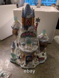 Retired Ltd Ed Dept 56 POLAR BEAR PALACE North Pole Series 799918 WORKS VIDEO
