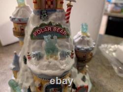 Retired Ltd Ed Dept 56 POLAR BEAR PALACE North Pole Series 799918 WORKS VIDEO