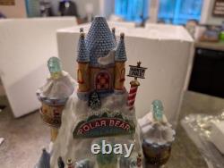 Retired Ltd Ed Dept 56 POLAR BEAR PALACE North Pole Series 799918 WORKS VIDEO