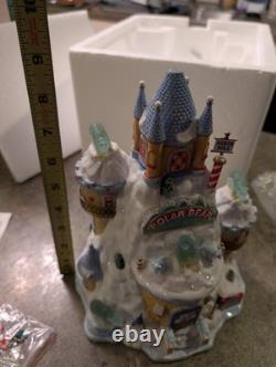Retired Ltd Ed Dept 56 POLAR BEAR PALACE North Pole Series 799918 WORKS VIDEO
