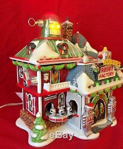 Robbies Robot Factory Dept 56 North Pole Village 799998 Christmas numbered A