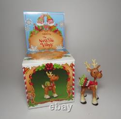 Rudolph 1989 Enesco North Pole Village Reindeer #871745 Sandy Zimnicki MIB