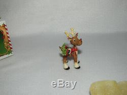 Rudolph Enesco North Pole Village Reindeer #871745 Sandy Zimnicki NIB