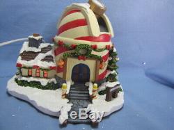 Rudolph's Town Village The North Pole Observatory- Lighted-mint In Box/ Coa