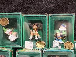 SET OF 13- Enesco The North Pole Village Pewter Figurines 1989 SANDI ZIMNICKI