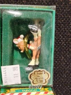 SET OF 13- Enesco The North Pole Village Pewter Figurines 1989 SANDI ZIMNICKI