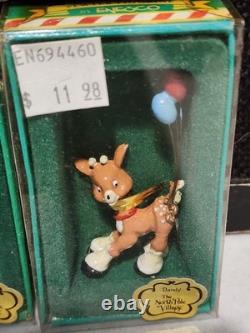 SET OF 13- Enesco The North Pole Village Pewter Figurines 1989 SANDI ZIMNICKI