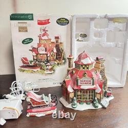 Santa's Sleigh Maker withSanta's Newest Sleigh Dept 56 North Pole #56950 2006 Santa's Sleigh Maker withSanta's Newest Sleigh Dept 56 North Pole #56950 2006
