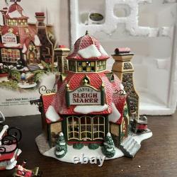 Santa's Sleigh Maker withSanta's Newest Sleigh Dept 56 North Pole #56950 2006