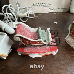 Santa's Sleigh Maker withSanta's Newest Sleigh Dept 56 North Pole #56950 2006