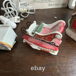 Santa's Sleigh Maker withSanta's Newest Sleigh Dept 56 North Pole #56950 2006