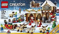 Santa's Workshop House Kids Christmas Building Toy Workbench North Pole Village
