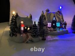 Set Of 3 Beautiful North Pole Christmas Village Houses