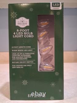 Set of 4 Dept 56 North Pole Christmas Houses with Boxes, 3 Trees & New Lights