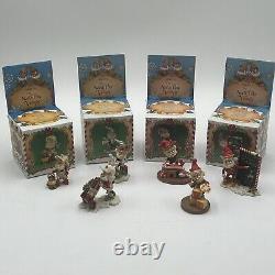 Six Enesco The North Pole Village 1986 Sandra Zimnicki Duffy Buzz Tootie Skids