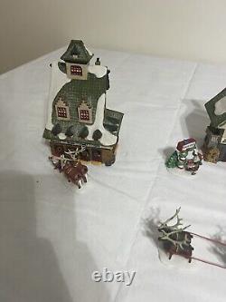 Snow Village North Pole Series 11 Pieces (3) Buildings All with Original Boxes