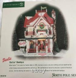 The BarbieT Boutique by Dept 56 North Pole Series RETIRED 2004 Ships in Ontario