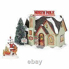 The North Pole House Original Snow Village By Dept 56