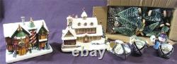 Thomas Kinkade Hawthorne Village North Pole Ornament Factory Santa Workshop Lot