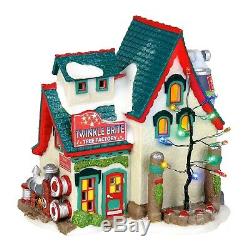Twinkle Brite Tree Factory Dept 56 North Pole Village 6000612 Christmas snow A