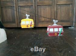 VIDEO! Dept 56 52511 Animated Gondola Snow Ski Lift Cable Car Christmas Village