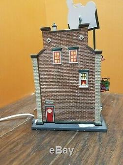 VIDEO! Dept 56 Coca Cola Soda Fountain Malt Shop Sliding Hill Christmas Village