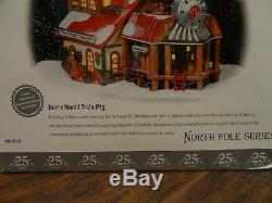 VIDEO New Dept 56 Animated Toot's Model Train Mfg. All Aboard Christmas Village