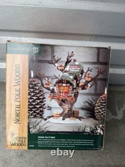 VINTAGE NEW Dept 56 North Pole Woods Reindeer Care & Repair # 56.56882