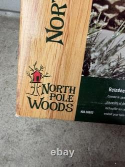 VINTAGE NEW Dept 56 North Pole Woods Reindeer Care & Repair # 56.56882