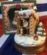 Vtg Enesco North Pole Village Simon Outhouse Musical W Box Sandi Zimnicki 876879