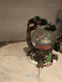 Vintage DEPARTMENT 56 North Pole Woods Series SANTA'S HOT TUB TESTED