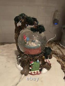 Vintage DEPARTMENT 56 North Pole Woods Series SANTA'S HOT TUB TESTED