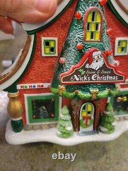 Vintage Dept 56 #4049200 North Pole Series CHRISTMAS SHOP See VIDEO