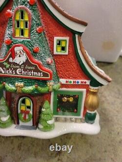 Vintage Dept 56 #4049200 North Pole Series CHRISTMAS SHOP See VIDEO