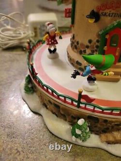 Vintage Dept 56 #56764 North Pole Series Animated POLAR ROLLER RINK See VIDEO