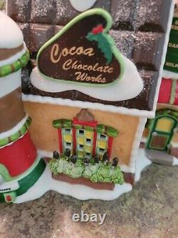 Vintage Dept 56 #805545 COCOA CHOCOLATE WORKS North Pole Series