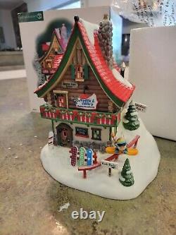 Vintage Dept 56 #805546 North Pole Series NOLLIE & OLLIE'S CUSTOM SNOWBOARDS